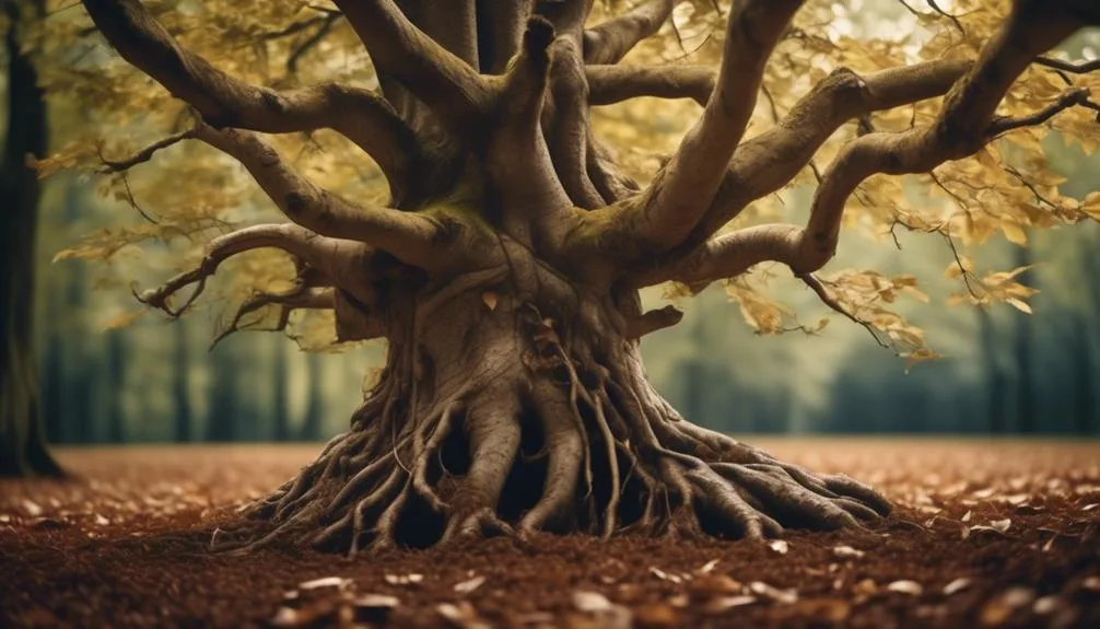 beech trees and root depth