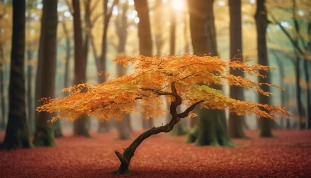 beech trees and wildlife