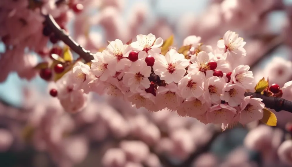 biennial fruit production in cherry trees