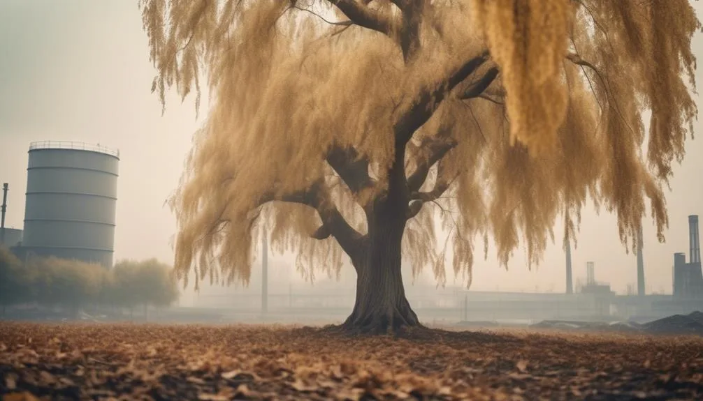 elm trees and air pollution