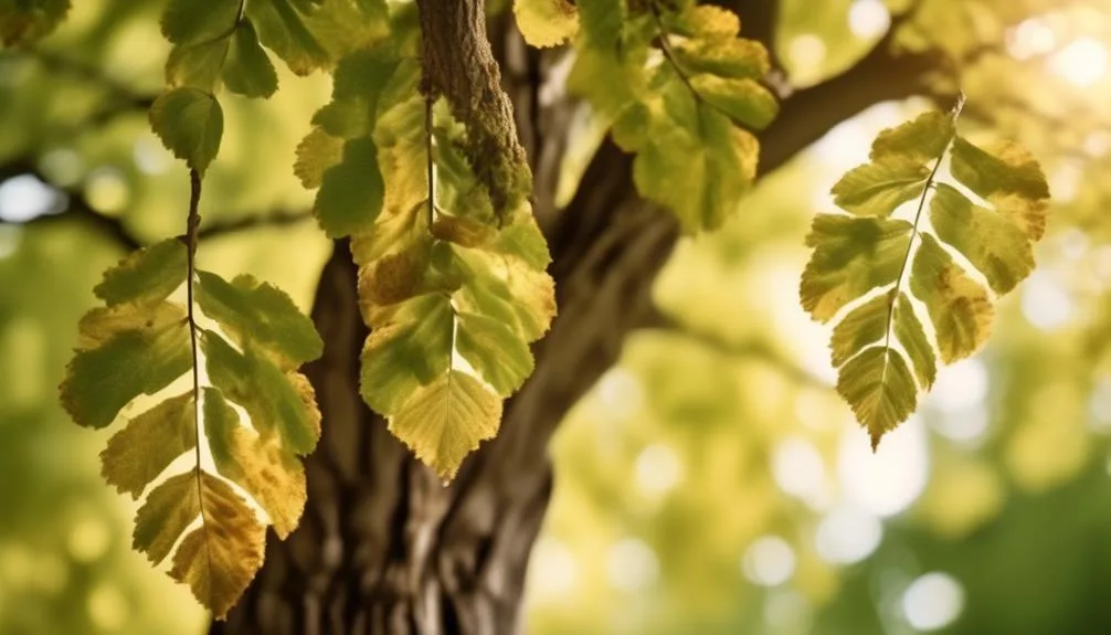 elm trees and leaf scorch recovery