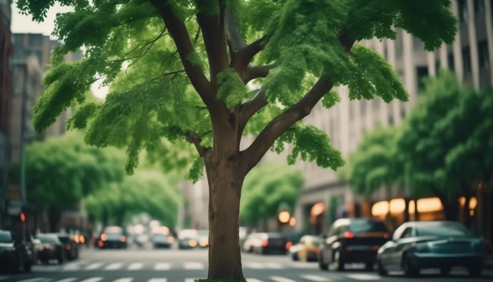 elm trees in urban areas