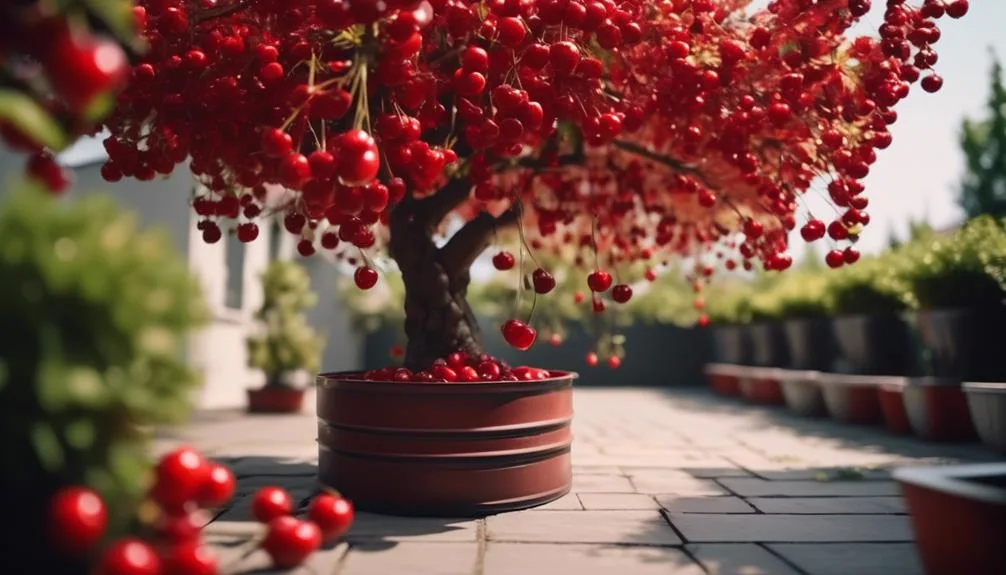 growing cherry trees in containers