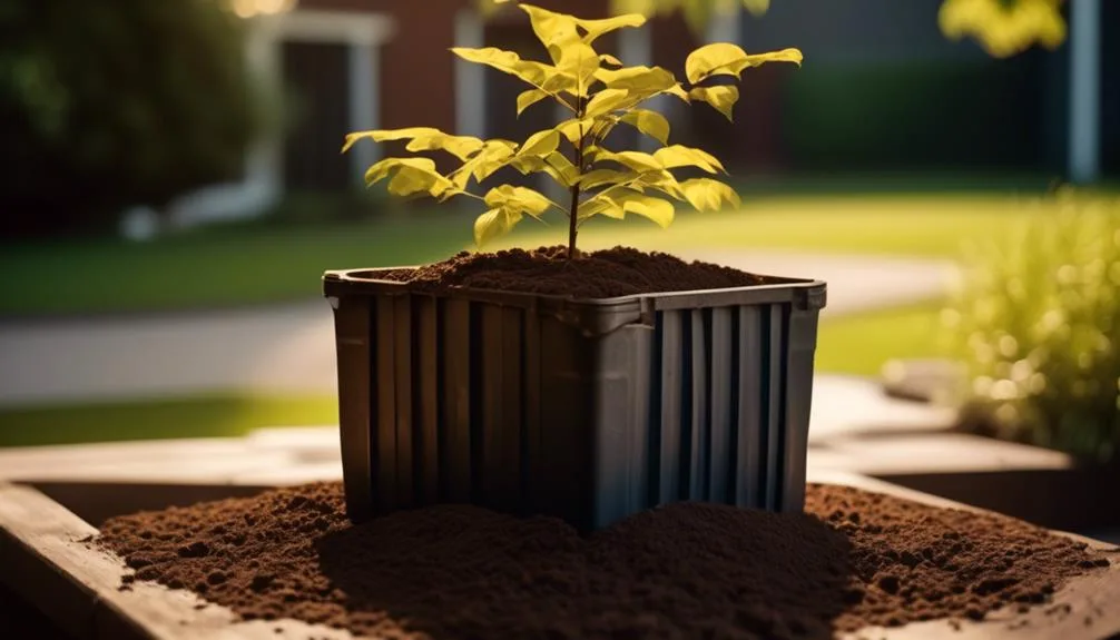growing hickory trees in containers