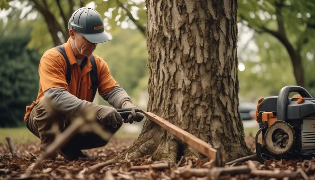 hickory tree care demands labor