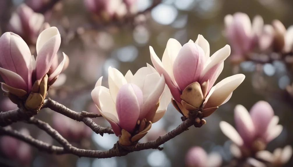 magnolia trees and cones