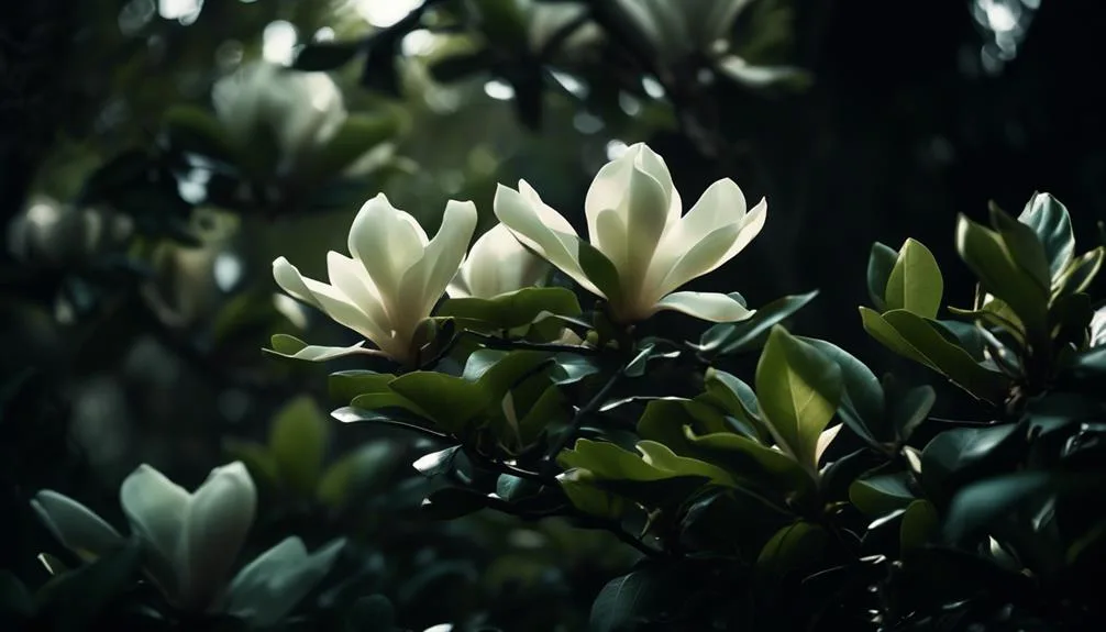 magnolia trees and shade