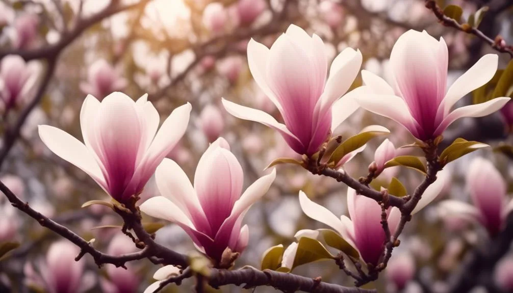 magnolia trees large flowers