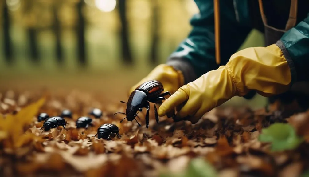 managing elm tree leaf beetles