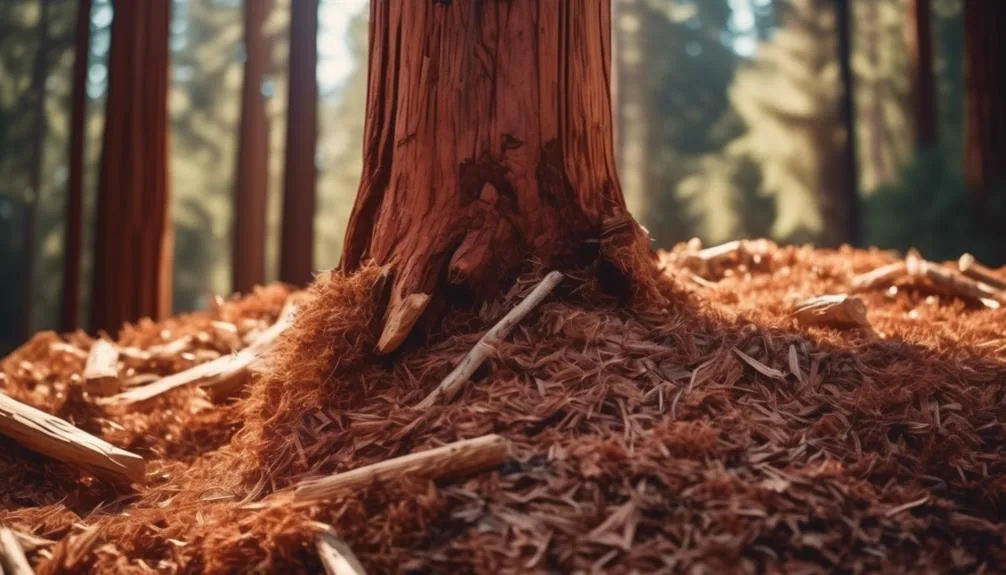 optimal mulches for redwood trees