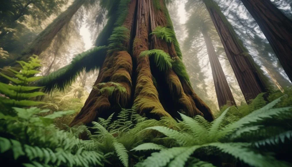 optimal plants for redwoods