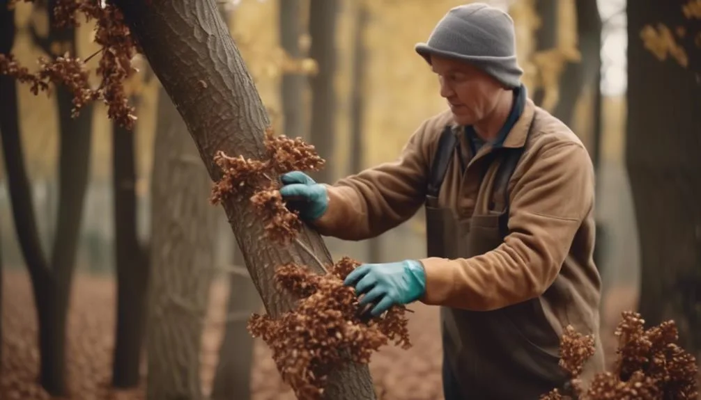 promoting hickory tree nut production