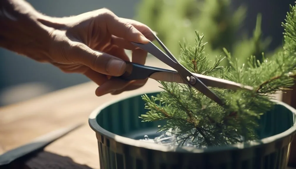 propagating cedar trees through cuttings