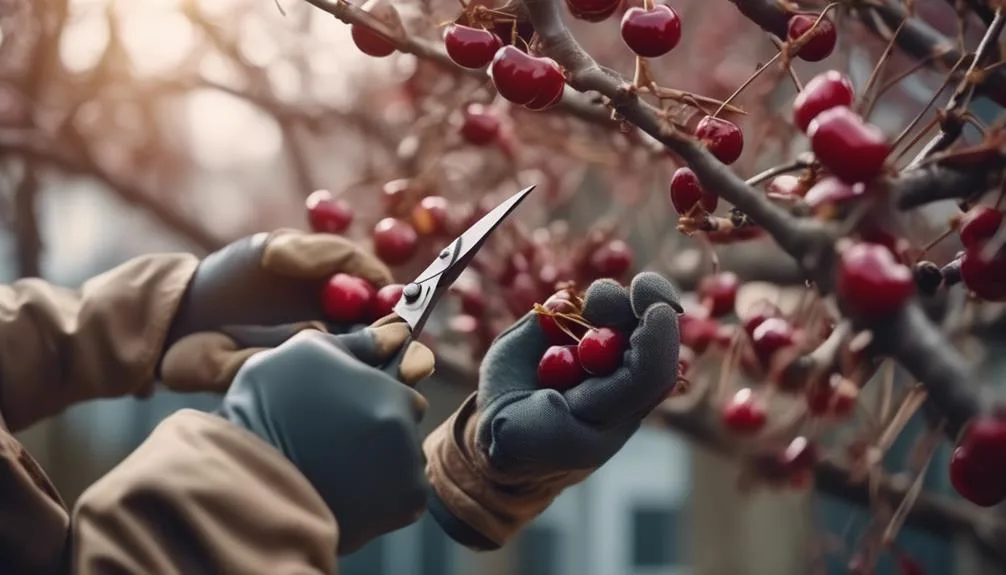 proper pruning techniques for cherries