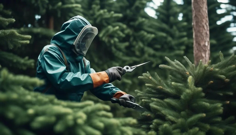 pruning spruce trees properly