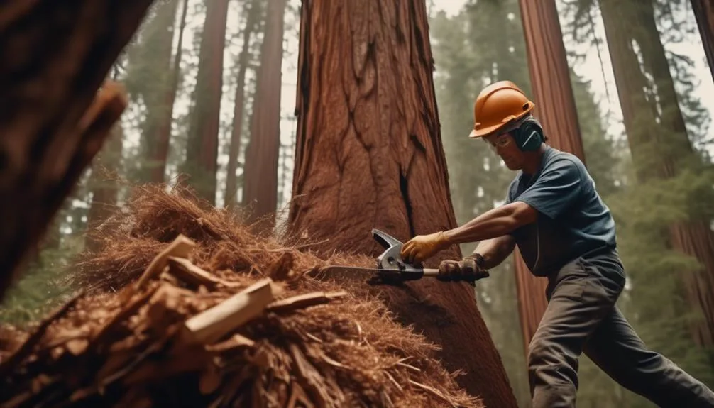redwood tree care demands labor