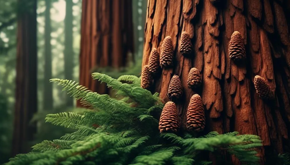 redwood trees small cones