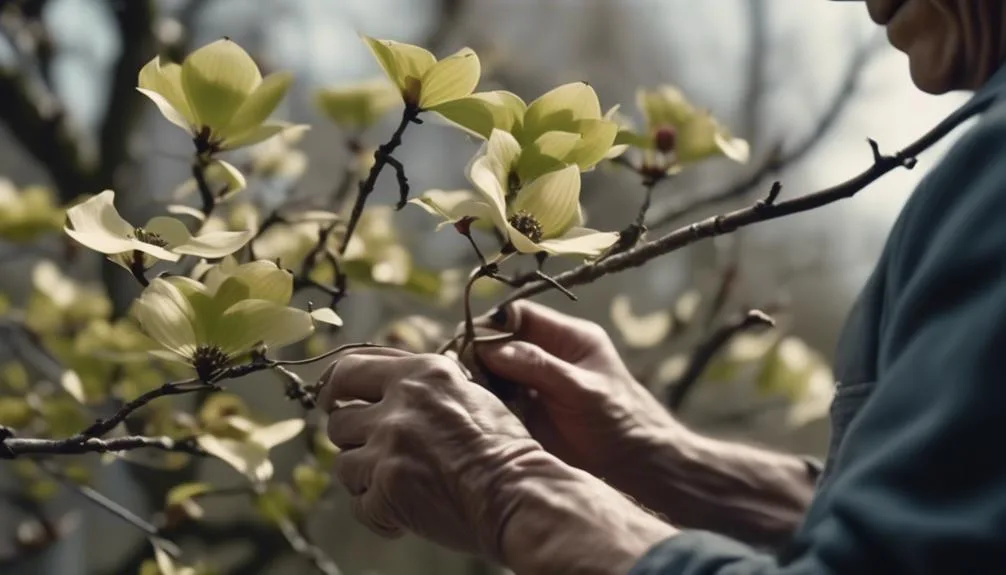 shaping and training dogwood trees