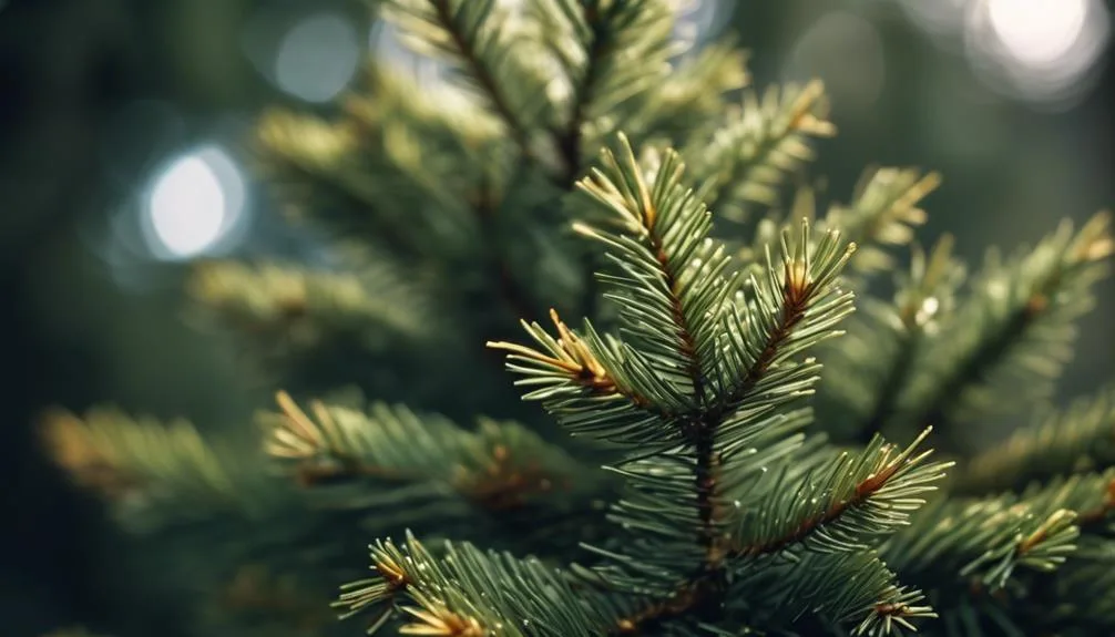 spruce tree turning brown