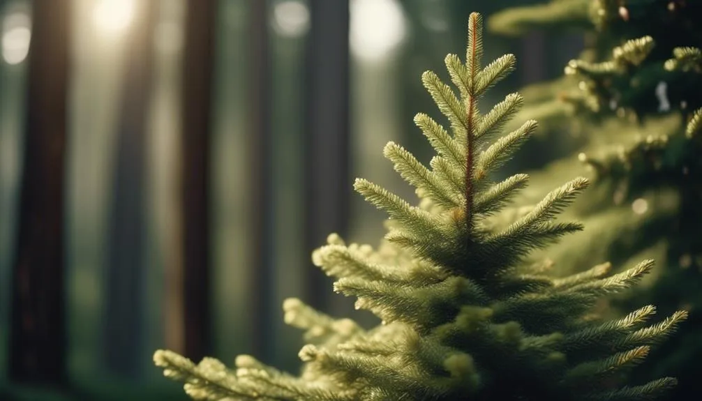 stunted spruce tree growth