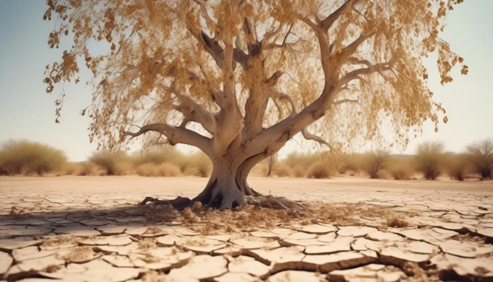 sycamore trees and drought