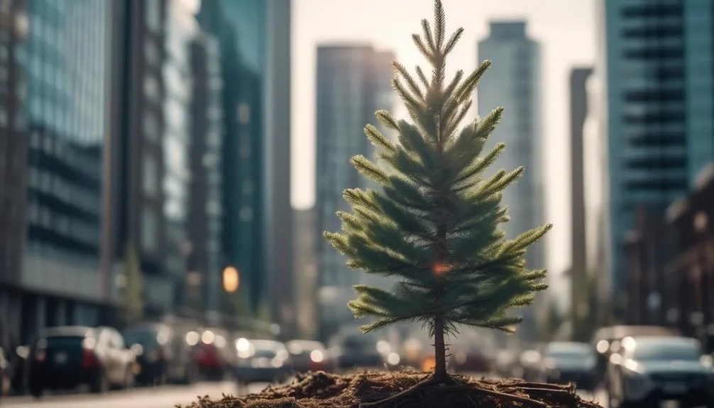 urban challenges for spruce trees