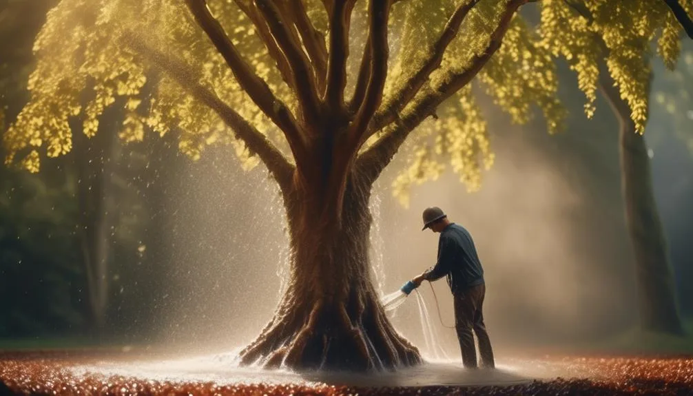 watering techniques for beech trees