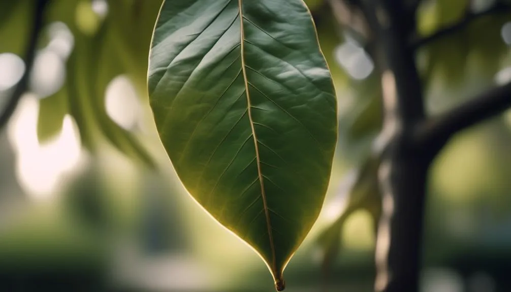 wax protects magnolia leaves